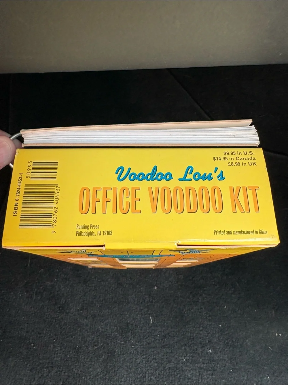 Office Voodoo Kit Notebook - Yellow Cover